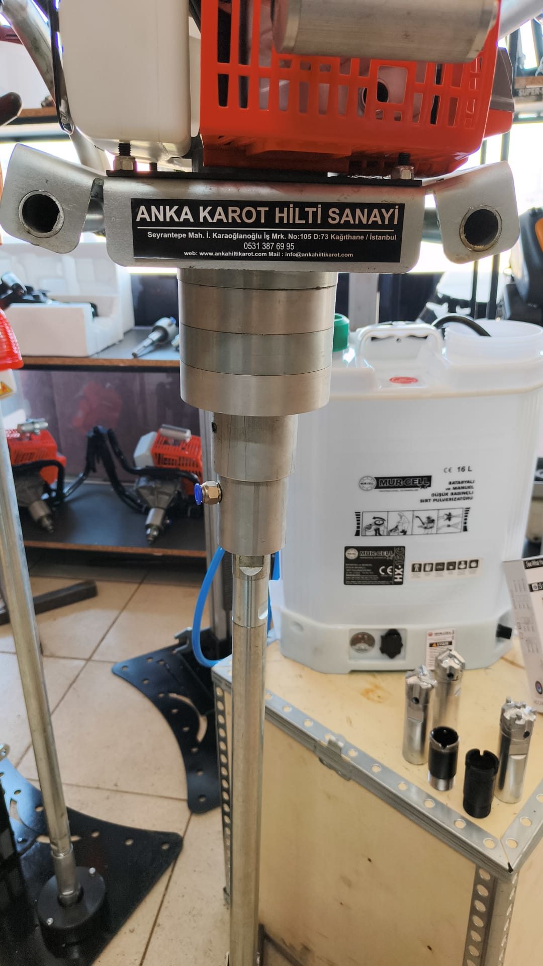 5.5 Planet Şanzıman Redüktörlü Benzinli El Sondaj Makinesi